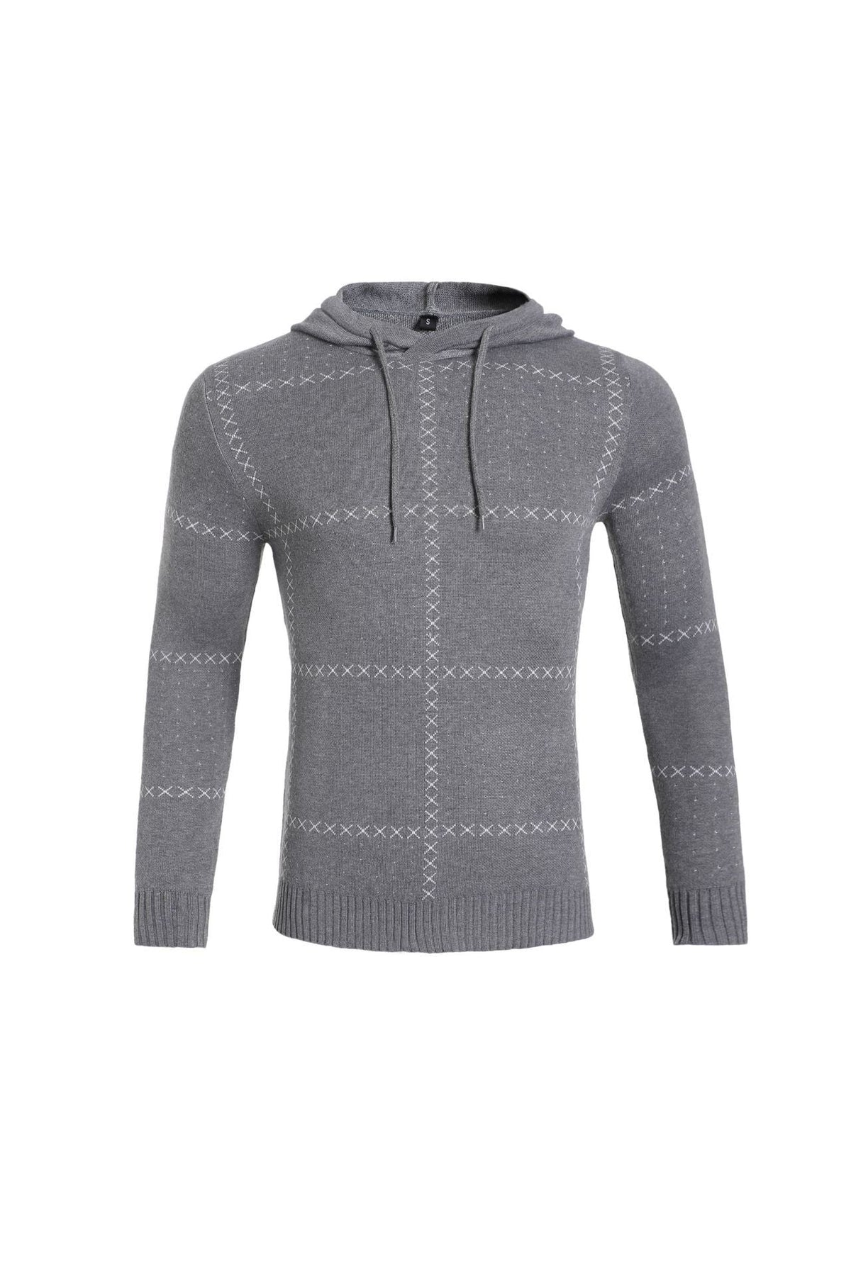 Men’s Textured Zip Cardigan – Stand-Collar Knit Layer for Smart Casual Wear