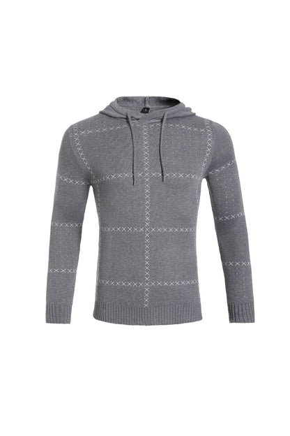Men’s Textured Zip Cardigan – Stand-Collar Knit Layer for Smart Casual Wear
