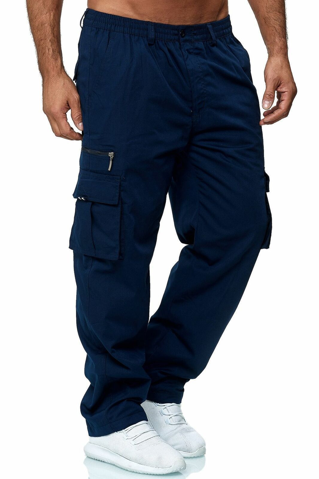 Men’s Utility Cargo Trousers – Relaxed Multi-Pocket Trousers for Everyday Wear