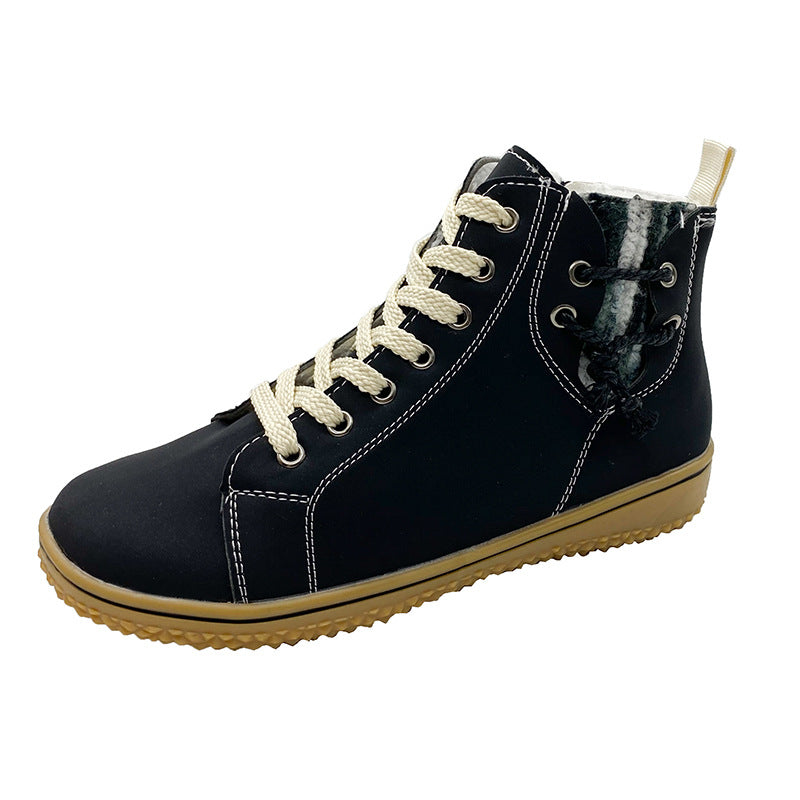 Women's Side Zip Heeled Chunky Chelsea Boots