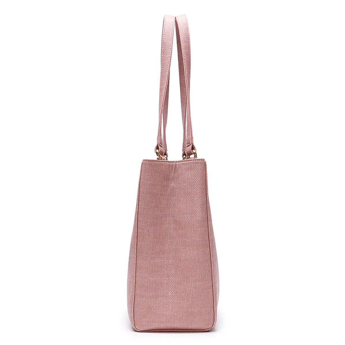 Women’s Structured Faux-Leather Tote Handbag – Versatile Shoulder Bag with Dual Handles and Adjustable Crossbody Strap