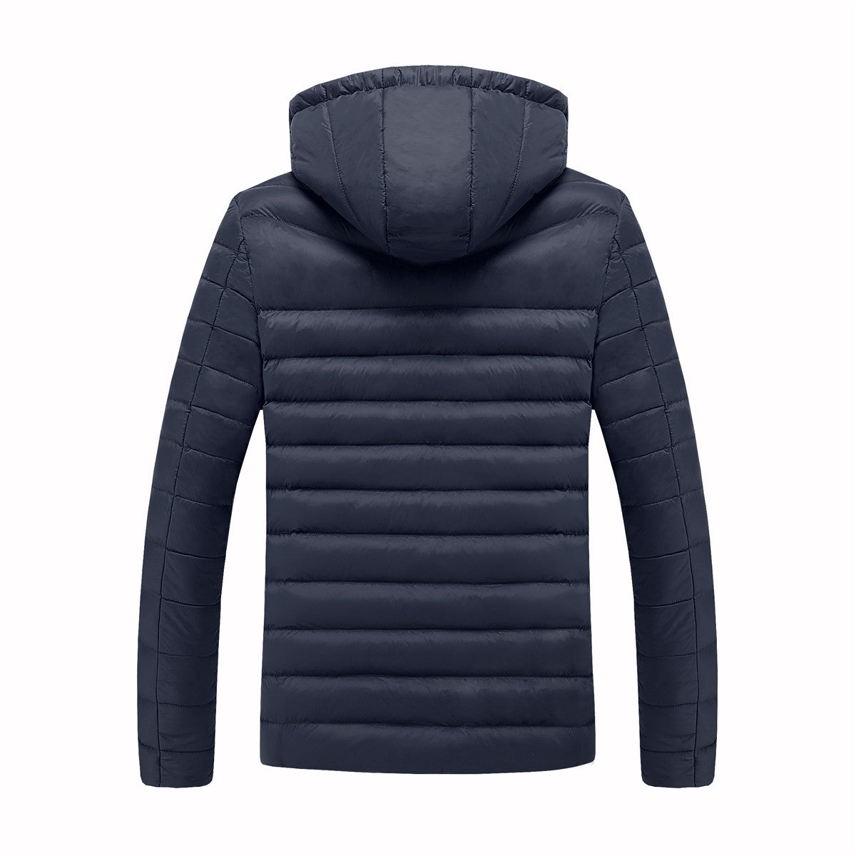 Men’s USB-Heated Hooded Puffer Jacket – Water-Resistant Insulated Winter Coat with Adjustable Heat Zones