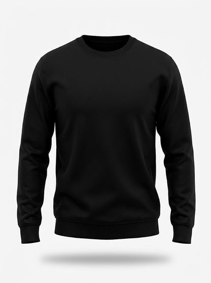 Men’s Crew-Neck Long-Sleeve T-Shirt – Lightweight Everyday Casual Essential