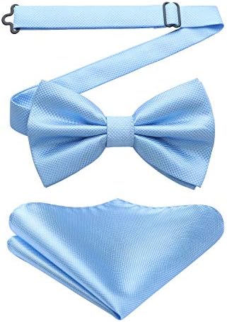 Men’s Paisley Bow Tie Set – Refined Formal Accessories for Weddings and Events