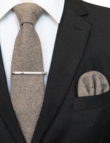 Men’s Cashmere-Wool Tie Set – Textured Accessories for Refined Tailoring