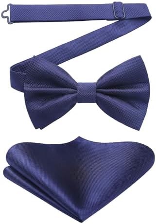 Men’s Paisley Bow Tie Set – Refined Formal Accessories for Weddings and Events