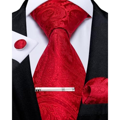 Men’s Paisley Formal Tie Set – Refined Accessories for Weddings and Special Events