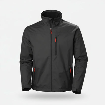 Men’s Waterproof & Windproof Crew Jacket – Breathable 2-Layer Outdoor Jacket for Everyday & Adventure