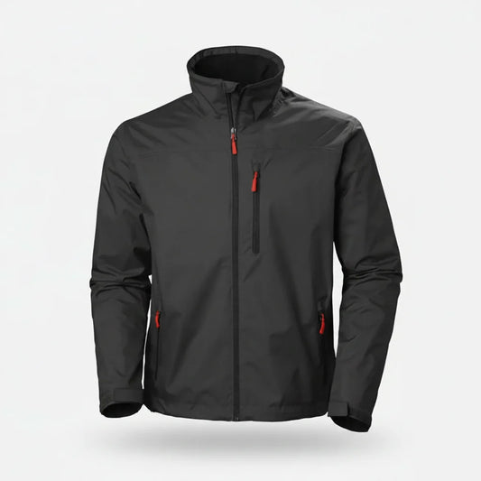 Men’s Waterproof & Windproof Crew Jacket – Breathable 2-Layer Outdoor Jacket for Everyday & Adventure