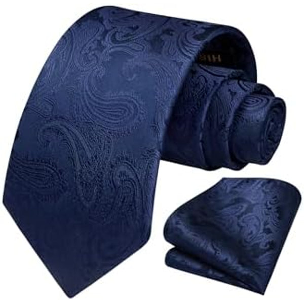 Men’s Floral Paisley Tie Set – Refined Formal Accessories for Weddings and Events