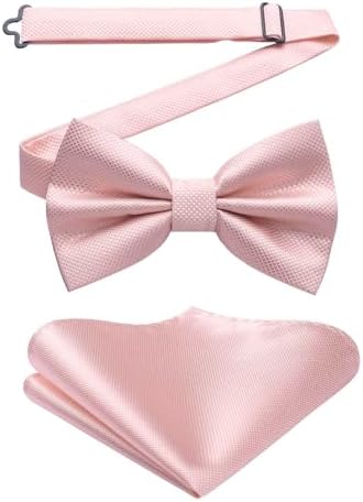 Men’s Paisley Bow Tie Set – Refined Formal Accessories for Weddings and Events