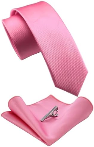 Men’s Slim Tie Set – Coordinated Accessories for Business and Formal Events