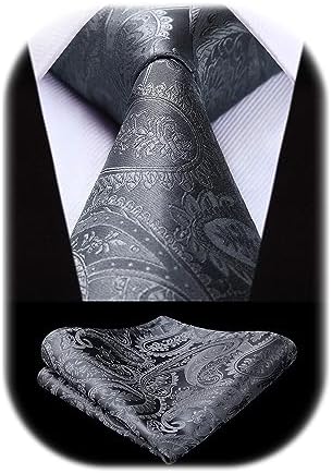 Men’s Paisley Jacquard Tie Set – Refined Formal Accessories for Weddings and Events