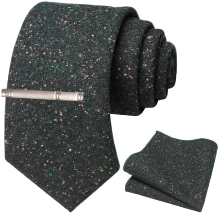 Men’s Cashmere-Wool Tie Set – Textured Accessories for Refined Tailoring