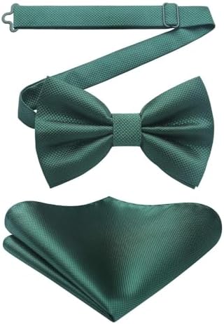 Men’s Paisley Bow Tie Set – Refined Formal Accessories for Weddings and Events