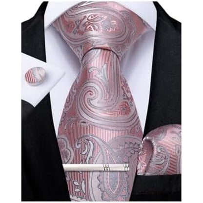 Men’s Paisley Formal Tie Set – Refined Accessories for Weddings and Special Events
