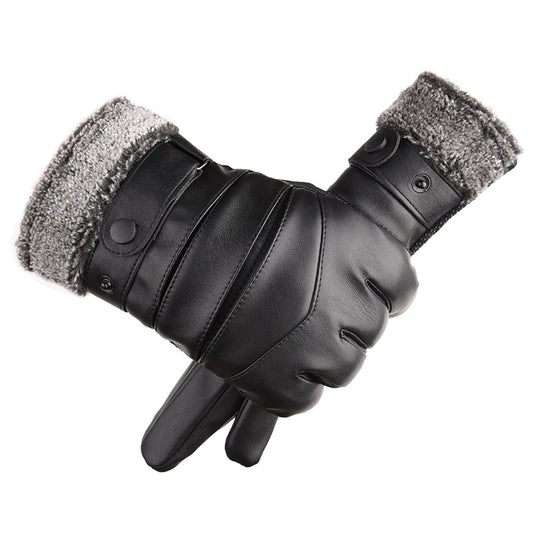 Men’s Thermal Ski Gloves – Waterproof Touchscreen Winter Gloves with Anti-Slip Grip