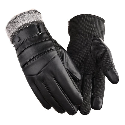 Men’s Thermal Ski Gloves – Waterproof Touchscreen Winter Gloves with Anti-Slip Grip