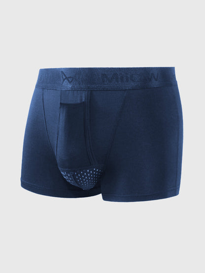 Men’s Breathable Boxer Briefs 3-Pack – Soft Supportive Everyday Underwear
