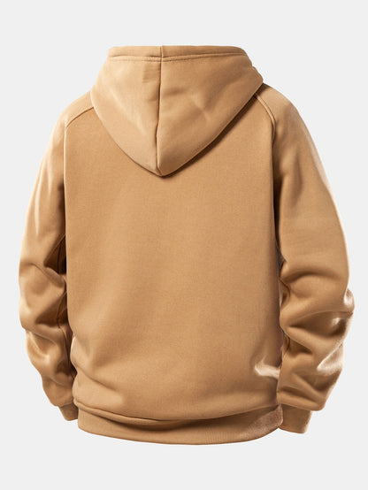 Men’s Raglan Hoodie Tracksuit – Regular Fit Polyester Set for Everyday Casual Wear