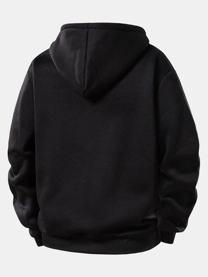 Men’s Quarter-Zip Hoodie Tracksuit – Relaxed Jogger Set for Travel and Casual Streetwear