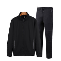 Men’s USB Heated Tracksuit Set – Zip-Up Jacket with Adjustable-Waist Trousers