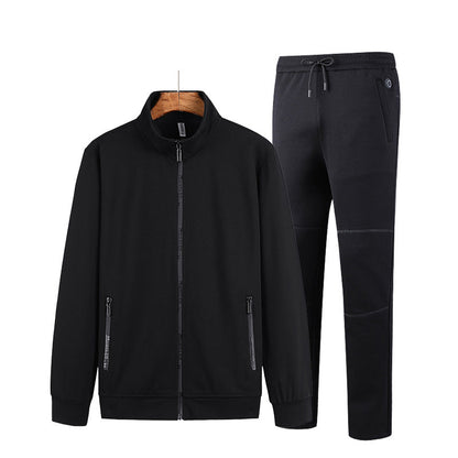 Men’s USB Heated Tracksuit Set – Zip-Up Jacket with Adjustable-Waist Trousers