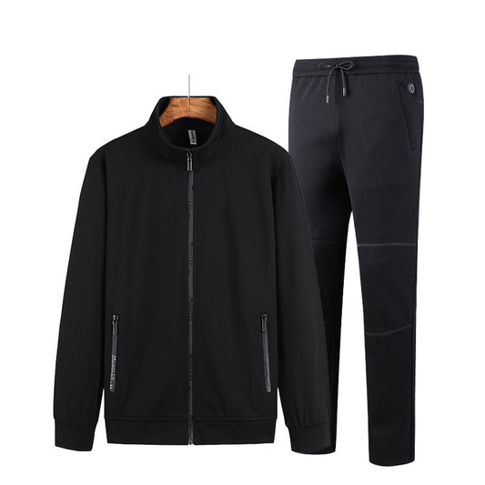 Men’s USB Heated Tracksuit Set – Zip-Up Jacket with Adjustable-Waist Trousers