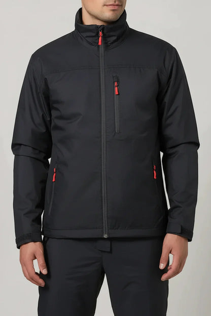 Men’s Waterproof & Windproof Crew Jacket – Breathable 2-Layer Outdoor Jacket for Everyday & Adventure