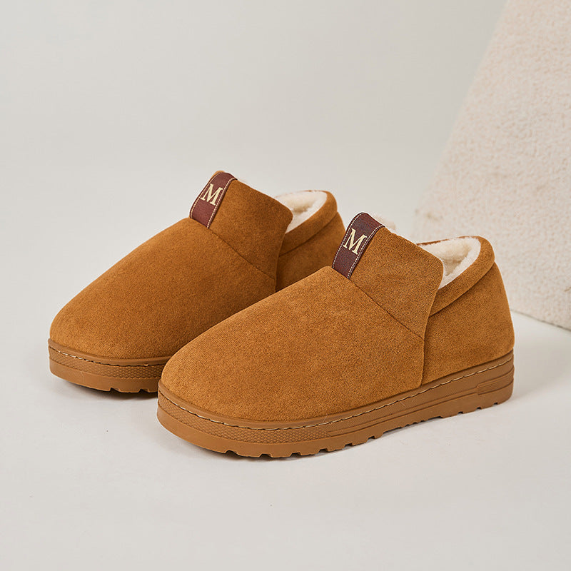 Women's Fleece-Lined Slipper Boots - Non-Slip Sole Ankle Bootie - original product image 3
