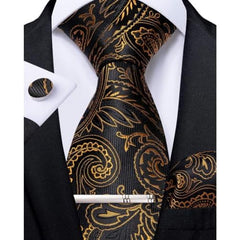 Men’s Paisley Formal Tie Set – Refined Accessories for Weddings and Special Events