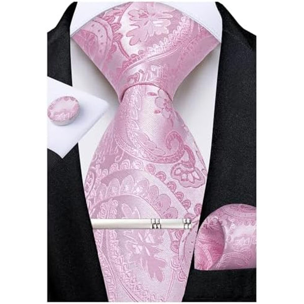 Men’s Paisley Formal Tie Set – Refined Accessories for Weddings and Special Events