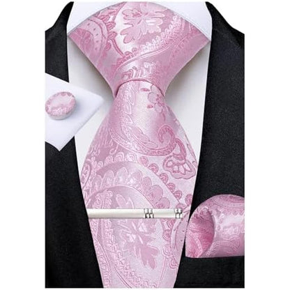 Men’s Paisley Formal Tie Set – Refined Accessories for Weddings and Special Events