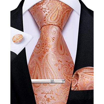 Men’s Paisley Formal Tie Set – Refined Accessories for Weddings and Special Events