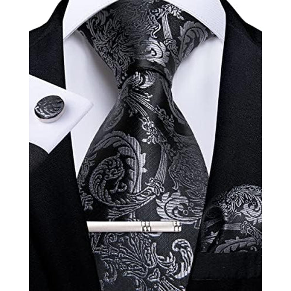 Men’s Paisley Formal Tie Set – Refined Accessories for Weddings and Special Events