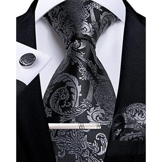 Men’s Paisley Formal Tie Set – Refined Accessories for Weddings and Special Events