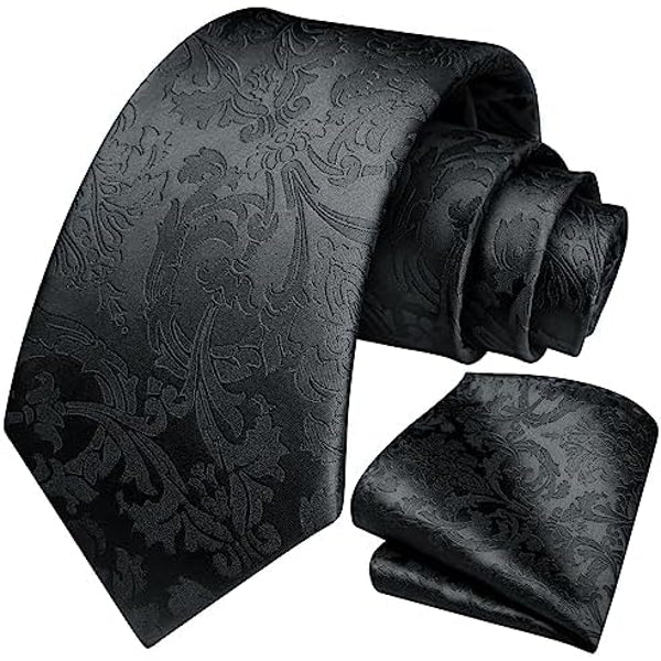 Men’s Floral Paisley Tie Set – Refined Formal Accessories for Weddings and Events