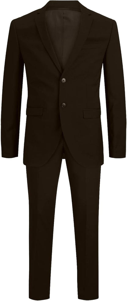Men’s Super-Slim Two-Piece Suit – Single-Breasted Tailoring for Business and Formal Events