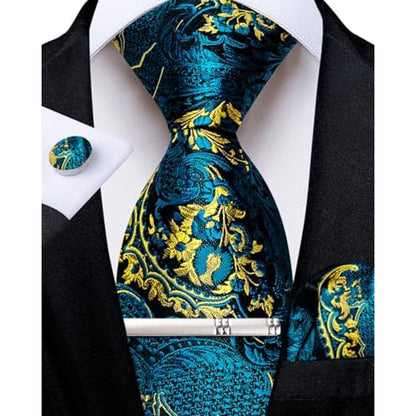 Men’s Paisley Formal Tie Set – Refined Accessories for Weddings and Special Events
