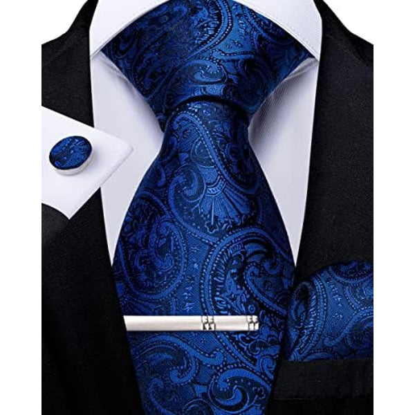 Men’s Paisley Formal Tie Set – Refined Accessories for Weddings and Special Events