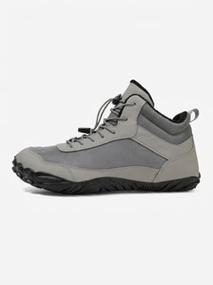 Men’s Waterproof Barefoot Winter Hiking Shoes – Insulated Anti-Slip Quick-Lace Outdoor Work Boots