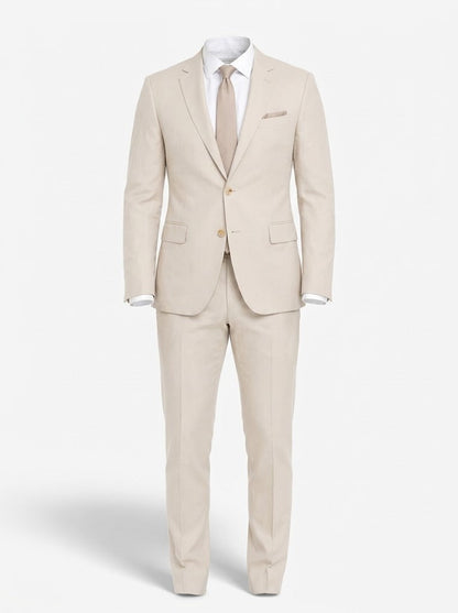 Men’s Slim Two-Piece Suit – Elegant Tailoring for Weddings and Special Occasions