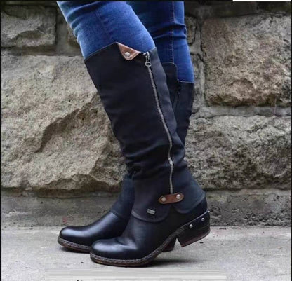 Women's Heeled Knee-High Boots