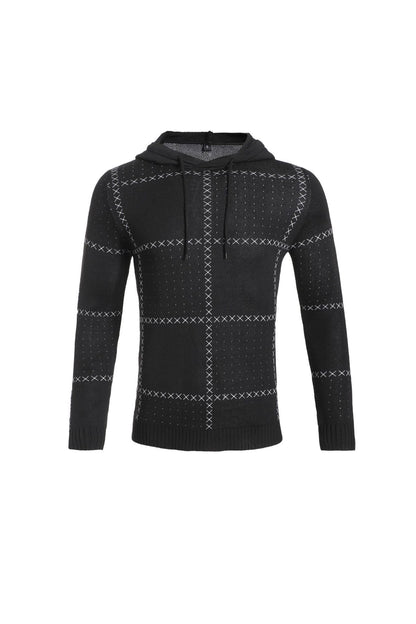 Men’s Textured Zip Cardigan – Stand-Collar Knit Layer for Smart Casual Wear