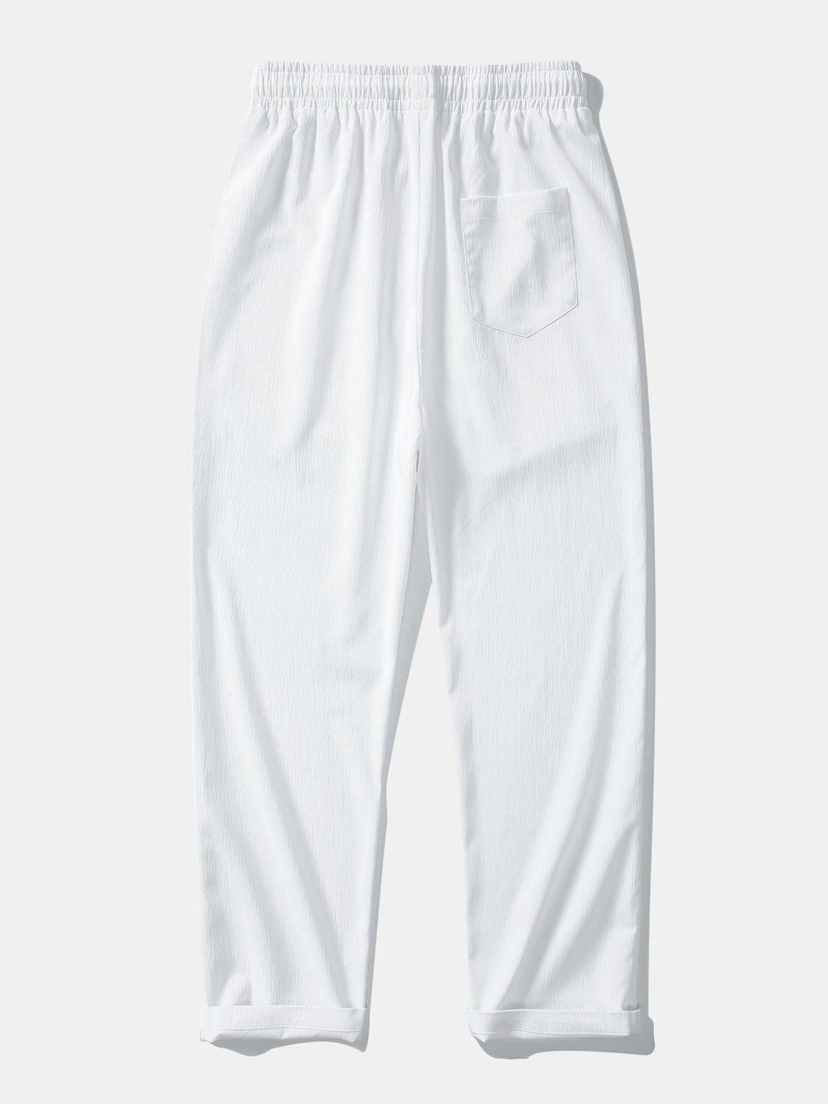 Men’s Viscose Open-Knit Shirt and Crinkle Trousers – Textured Summer Co-Ord