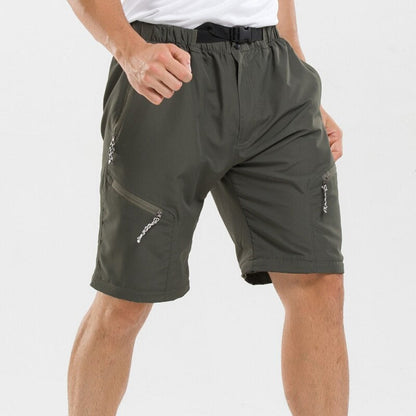 Men’s Convertible Hiking Trousers – Zip-Off Outdoor Pants with Multiple Secure Pockets and Adjustable Waist