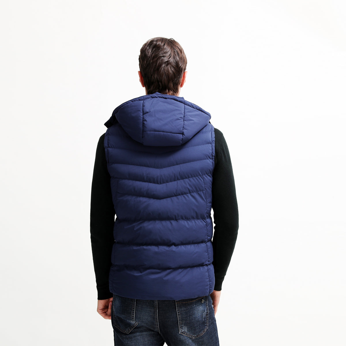 Unisex USB Heated Puffer Vest – Hooded Winter Layer with Adjustable Heat Control