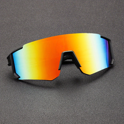 Men’s Shield Sports Sunglasses – Coated Wraparound Eyewear for Driving and Outdoor Activities