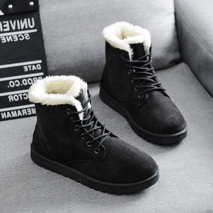 Women's Lace-Up Heeled Studded Chunky Chelsea Boots