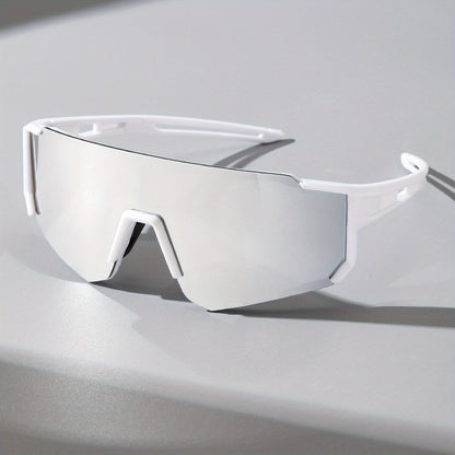 Men’s Shield Sports Sunglasses – Coated Wraparound Eyewear for Driving and Outdoor Activities